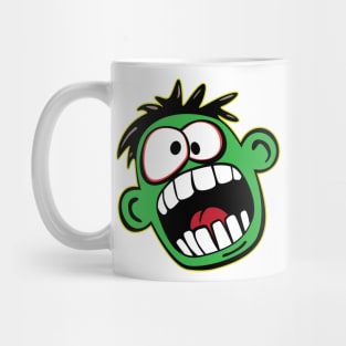 Funny Face Cartoon Mug